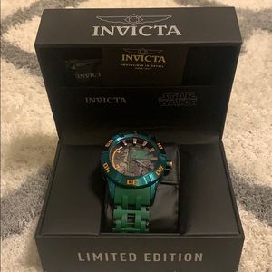 Star Wars boba fett invicta watch new